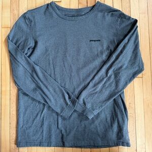 Patagonia Men's Charcoal Long Sleeve Tee